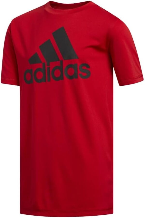 adidas Boys' Stay Dry Climalite Short Sleeve T-Shirt
