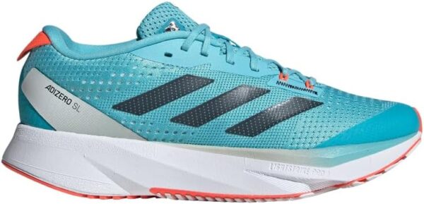 adidas Adizero Sl Light Aqua/Carbon/Solar Red 10 B (M)