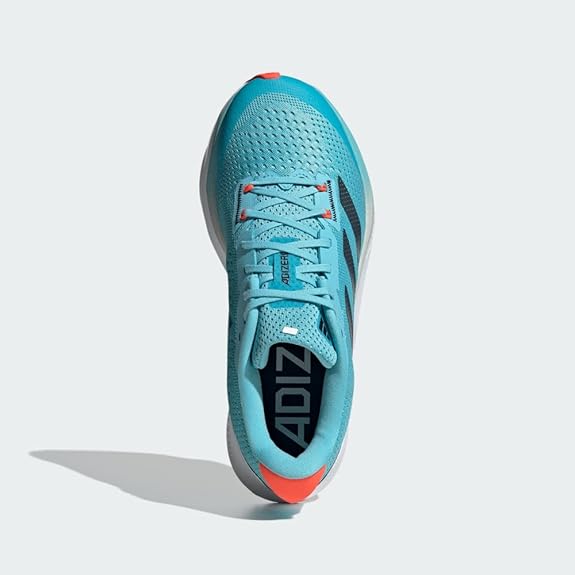 adidas Adizero Sl Light Aqua/Carbon/Solar Red 10 B (M)