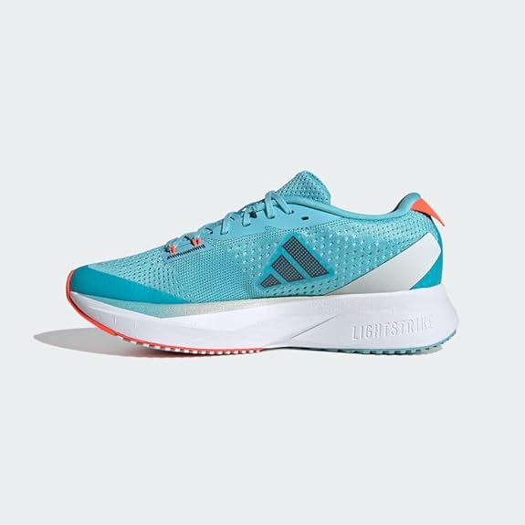 adidas Adizero Sl Light Aqua/Carbon/Solar Red 10 B (M)