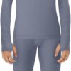 Cuddl Duds Boys Cold Weather Fleece-Lined Thermal Underwear 2-Piece Set - Kids Long Sleeve Top and Leggings Long Johns