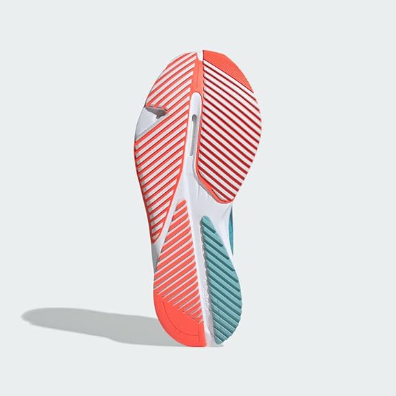 adidas Adizero Sl Light Aqua/Carbon/Solar Red 10 B (M)