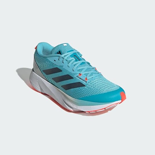 adidas Adizero Sl Light Aqua/Carbon/Solar Red 10 B (M)