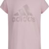 adidas Girls' Short Sleeve Cotton Essential T-Shirt Top
