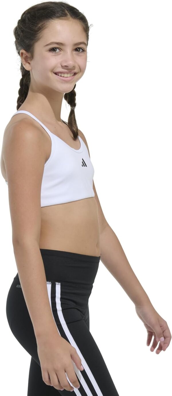 adidas Girls' Padded Y Back Sports Bra