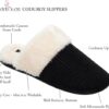 Cuddl Duds Women Indoor Corduroy Foam Insole Cozy Faux Fur Lining Clog Slip On Slipper House Shoes With Skid Resistant Bottom