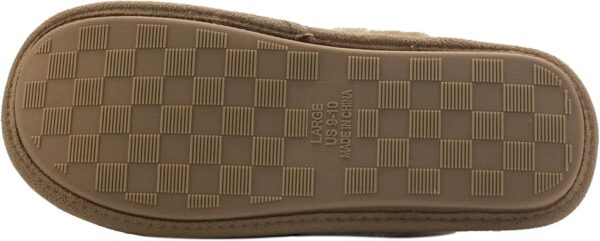 Cuddl Duds Women Indoor Corduroy Foam Insole Cozy Faux Fur Lining Clog Slip On Slipper House Shoes With Skid Resistant Bottom