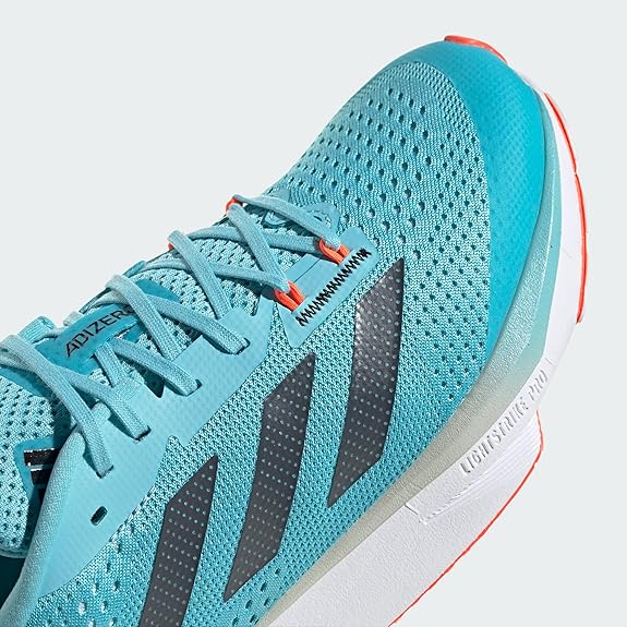 adidas Adizero Sl Light Aqua/Carbon/Solar Red 10 B (M)